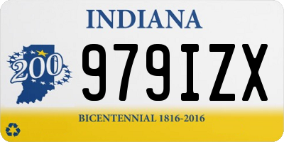IN license plate 979IZX