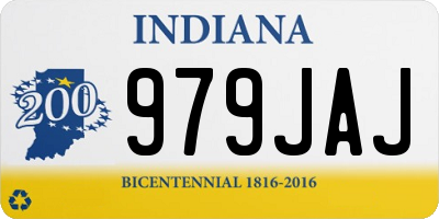 IN license plate 979JAJ