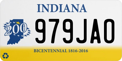 IN license plate 979JAO