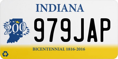 IN license plate 979JAP