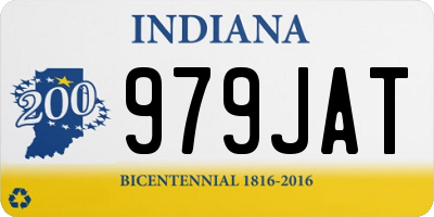 IN license plate 979JAT