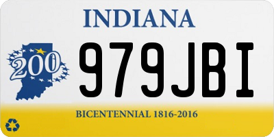 IN license plate 979JBI