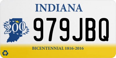 IN license plate 979JBQ