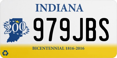 IN license plate 979JBS