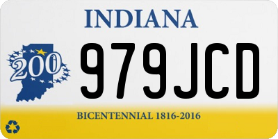 IN license plate 979JCD