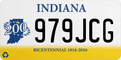 IN license plate 979JCG