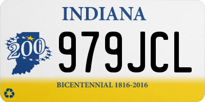 IN license plate 979JCL