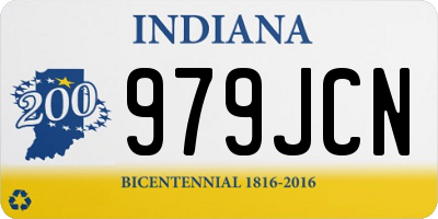 IN license plate 979JCN