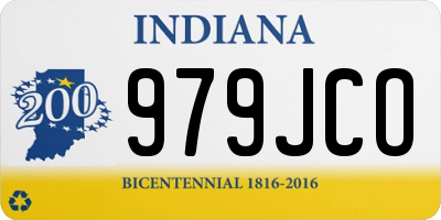 IN license plate 979JCO