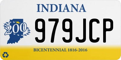 IN license plate 979JCP