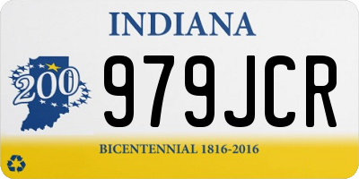 IN license plate 979JCR