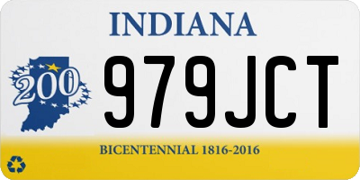 IN license plate 979JCT