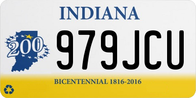 IN license plate 979JCU