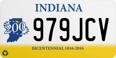 IN license plate 979JCV