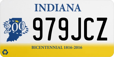 IN license plate 979JCZ