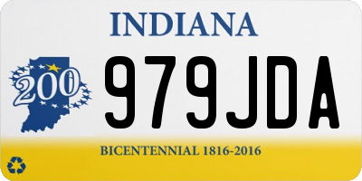 IN license plate 979JDA