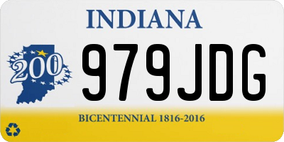 IN license plate 979JDG