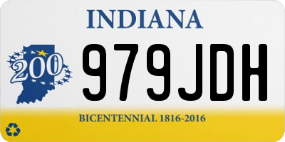 IN license plate 979JDH