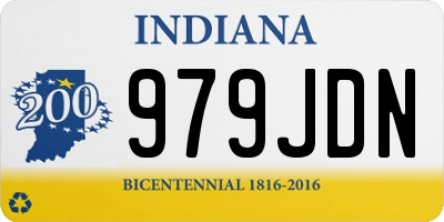IN license plate 979JDN