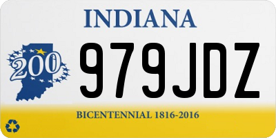 IN license plate 979JDZ
