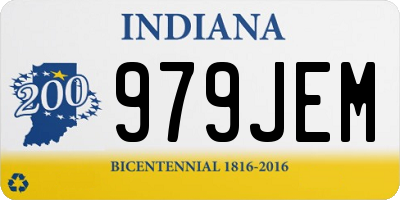IN license plate 979JEM
