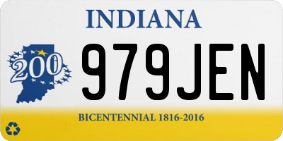 IN license plate 979JEN