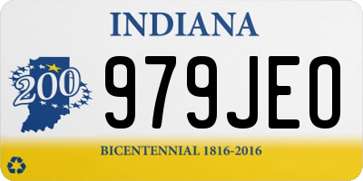 IN license plate 979JEO