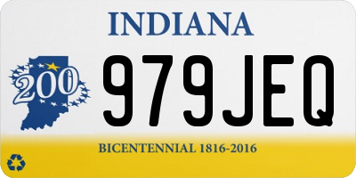 IN license plate 979JEQ