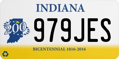 IN license plate 979JES