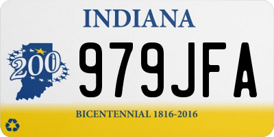 IN license plate 979JFA