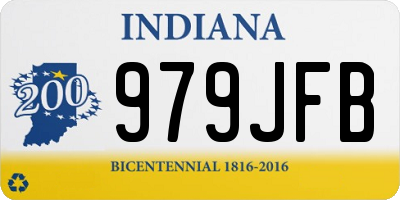 IN license plate 979JFB