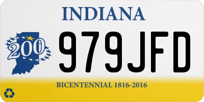 IN license plate 979JFD