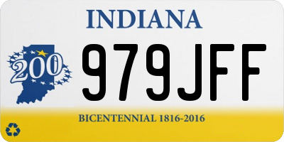 IN license plate 979JFF