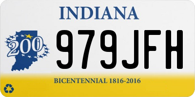 IN license plate 979JFH