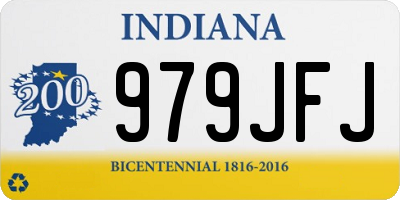 IN license plate 979JFJ