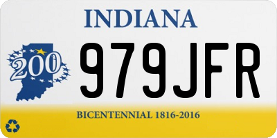 IN license plate 979JFR