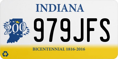 IN license plate 979JFS