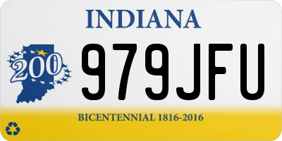 IN license plate 979JFU