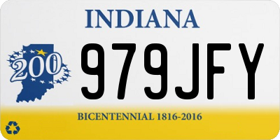 IN license plate 979JFY