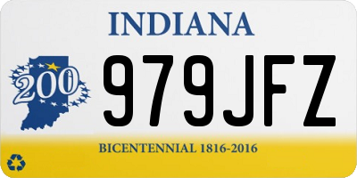 IN license plate 979JFZ