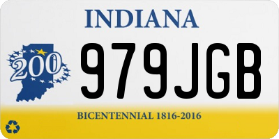 IN license plate 979JGB