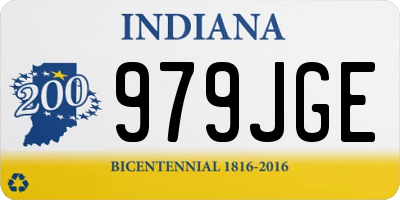 IN license plate 979JGE