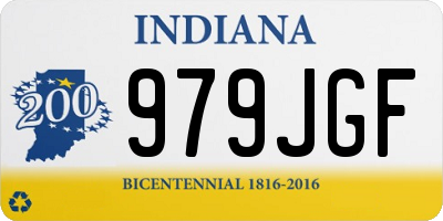 IN license plate 979JGF