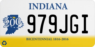 IN license plate 979JGI
