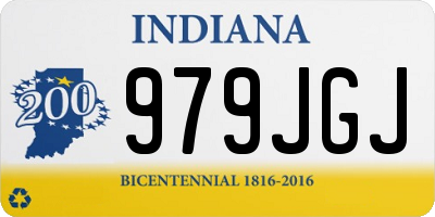 IN license plate 979JGJ