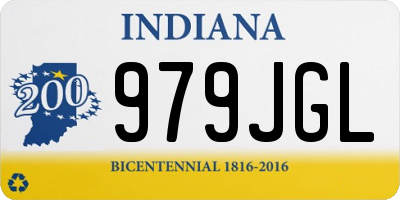 IN license plate 979JGL
