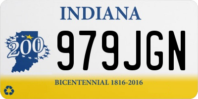 IN license plate 979JGN