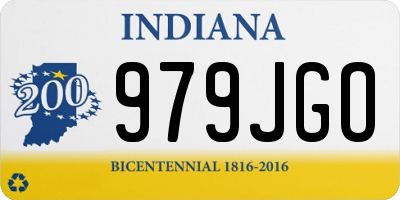 IN license plate 979JGO