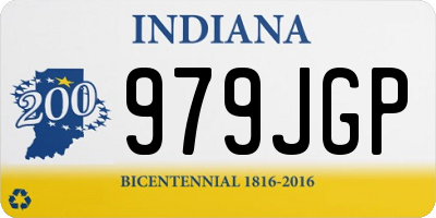 IN license plate 979JGP