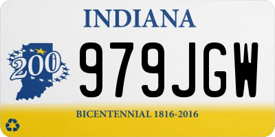IN license plate 979JGW